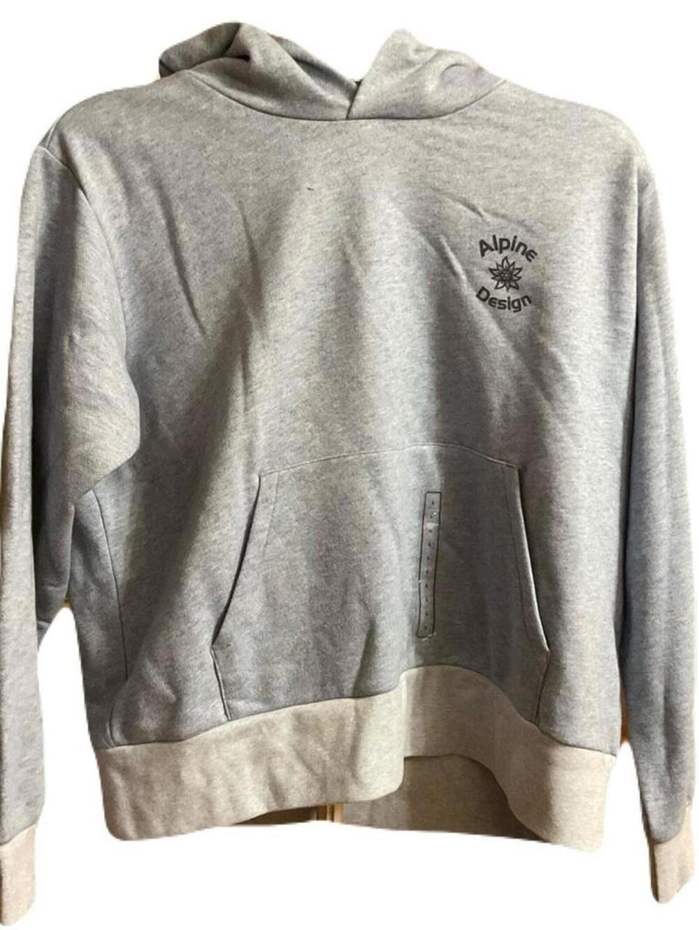 NWT Women’s Alpine Design Heather Blue Hoodie Size Large